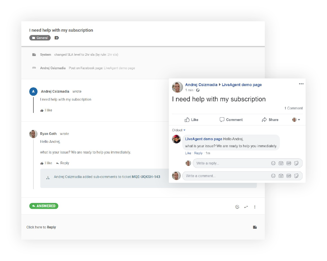 Facebook-pieteikums-LiveAgent