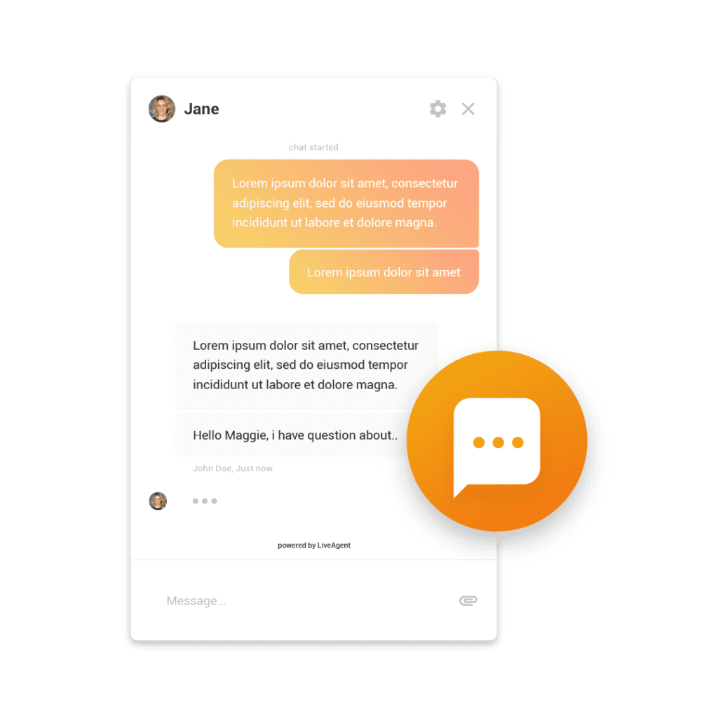 Chat button gallery LiveAgent
